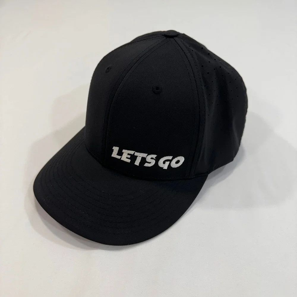 Richardson PTS30 Performance Team Series Men LG-XL Black LETS GO Hat | Sporty